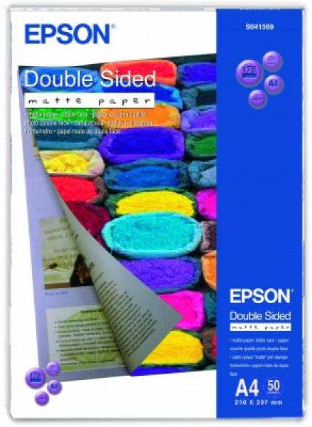 Obojstranný matný papier EPSON A4 - 50 listov, 178 g/ m2