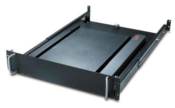 19" otočná zásuvka na klávesnicu APC čierna
