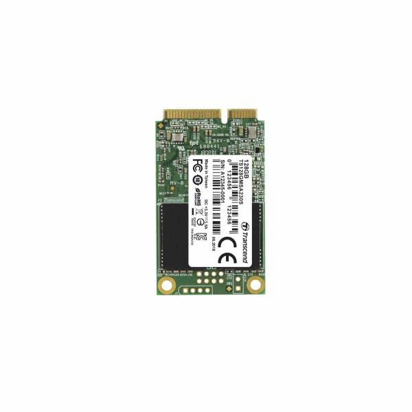 TRANSCEND Industrial SSD MSA230S 128GB,  mSATA,  SATA III,  3D TLC2