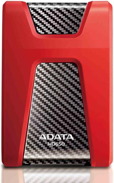 ADATA HD650/ 1TB/ HDD/ Externý/ 2.5"/ Červená/ 3R