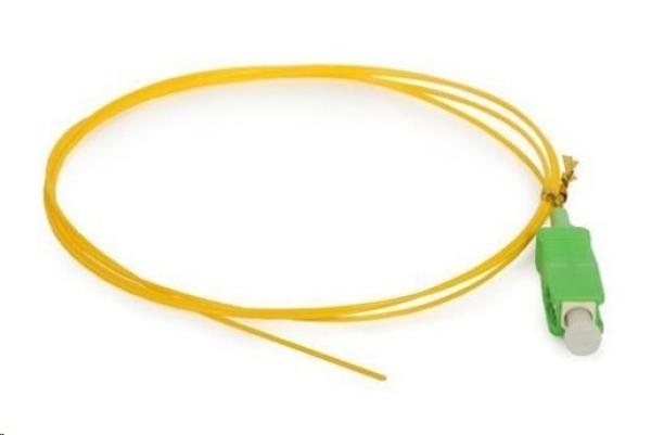 Pigtail SM 9/ 125,  OS2,  konektor SC(APC),  LS0H,  1m