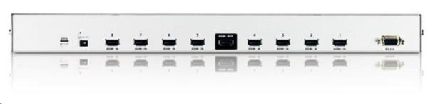 ATEN 8portový video prepínač HDMI,  prenos na dlhšie vzdialenosti až do 20 m,  DO1
