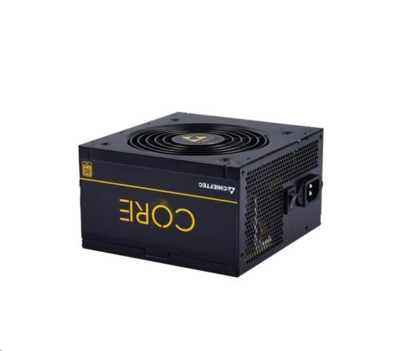 CHIEFTEC zdroj Core Series BBS-500S,  500W,  120mm fan,  80+ Gold3