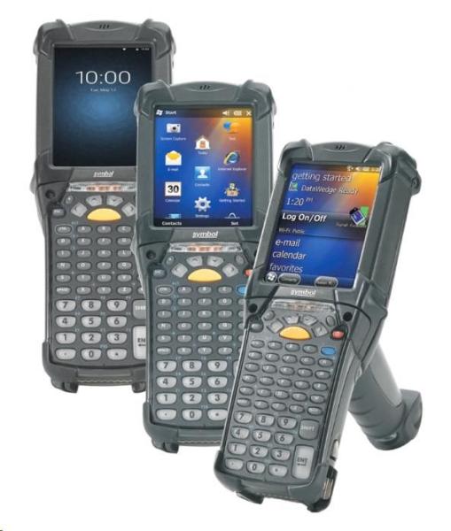Zebra MC9200 Premium,  2D,  MR,  BT,  Wi-Fi,  pištoľ,  disp.,  IST,  WEC 7
