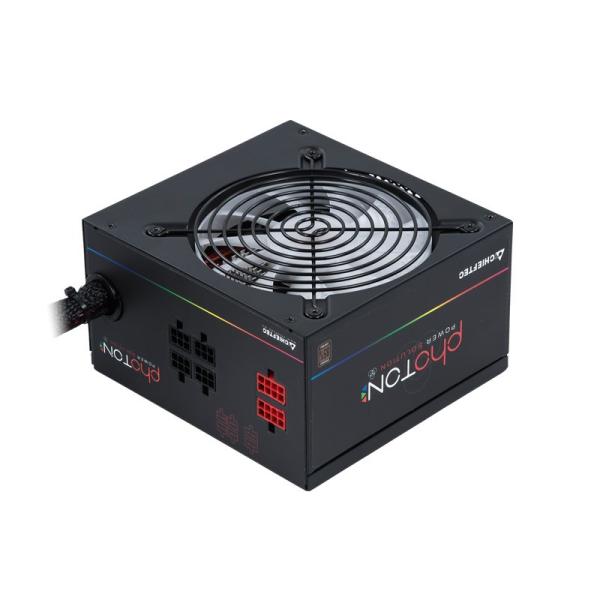 CHIEFTEC Photon Series,  CTG-650C-RGB,  650W,  12cm RGB ventilátor,  Active PFC,  modulárny,  maloobchod,  85+2