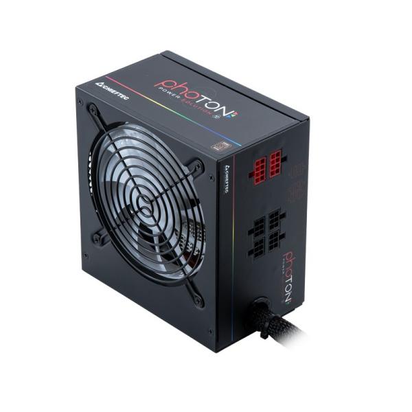 CHIEFTEC Photon Series,  CTG-650C-RGB,  650W,  12cm RGB ventilátor,  Active PFC,  modulárny,  maloobchod,  85+3