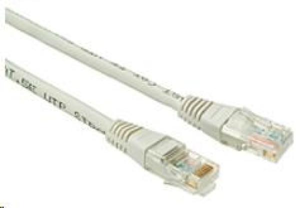 Solarix Patch kábel CAT6 UTP PVC 7 m sivý,  odolný proti zasekávaniu C6-155GY-7MB