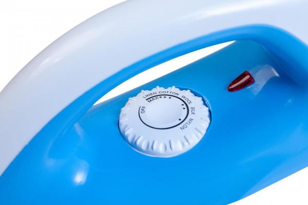 Orava ZE-202 suchá žehlička,  1400 W,  max 220°C,  manuální ovládání,  bílá /  modrá2