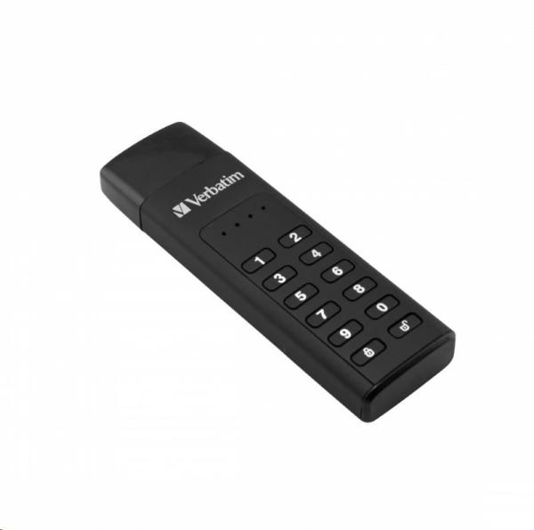 VERBATIM USB C 3.1 disk 128 GB - klávesnica Secure (R:160/ W:150 MB/ s) GDPR2