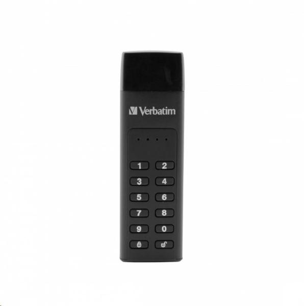 VERBATIM USB C 3.1 disk 32 GB - klávesnica Secure (R:160/ W:130 MB/ s) GDPR2