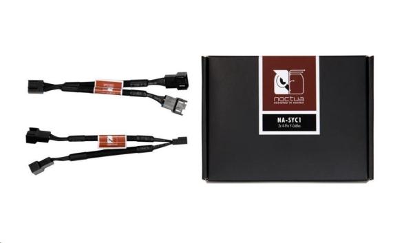 NOCTUA Rozdrojka NA-SYC1,  2x,  4-pin ventilátor,  černá