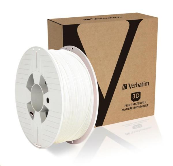 VERBATIM Filament pre 3D tlačiarne PLA 1.75mm,  335m,  1kg biela (OLD PN 55268)