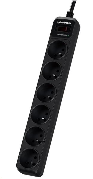 CyberPower Surge Buster™ 6 zásuviek,  1.8m,  nové