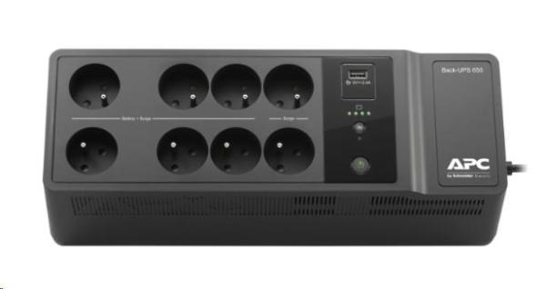 APC Back-UPS 650VA,  230V,  1USB nabíjací port (400W)2