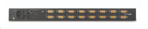 17" stojanová LCD konzola APC s integrovaným 16-portovým analógovým prepínačom KVM0