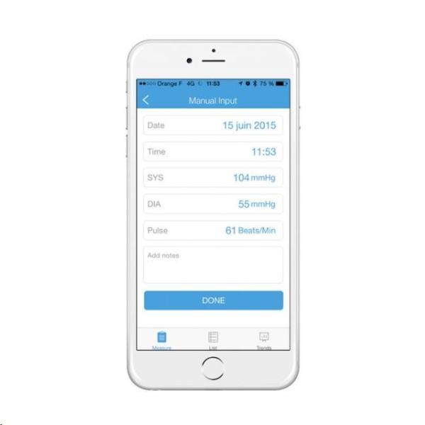 iHealth TRACK KN-550BT měřič krevního tlaku11