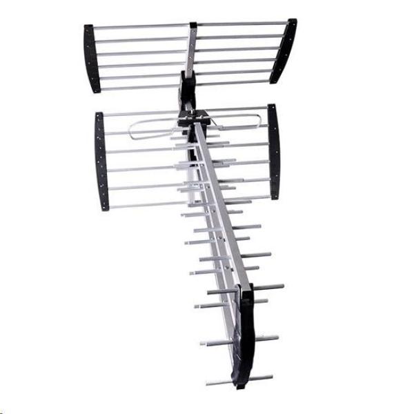 Solight venkovní DVB-T anténa,  17dB,  UHF,  21. - 60. kanál,  LTE/ 4G filtr1