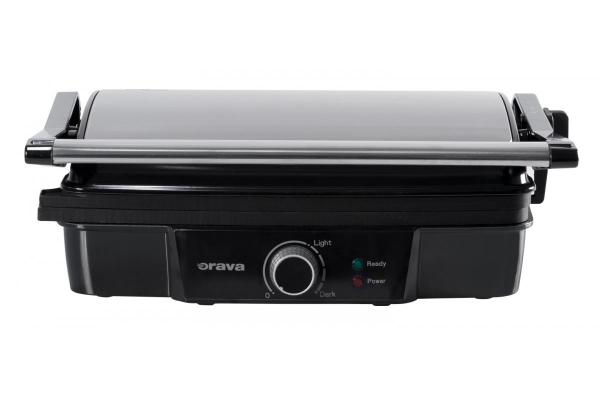 Orava Grillchef elektrický kontaktní gril,  2000 W,  regulace teploty,  tepelně izolovaná rukojeť6
