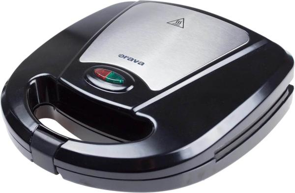ORAVA ST-300 A sendvičovač 3v1,  vyměnitelné desky,  nepřilnavý povrch,  tepelná pojistka,  Wafle,  Gril,  Toast