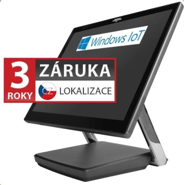 Virtuos XPOS XP-3685W,  HD 15, 6",  i3-7100U,  8GB,  120GB M.2,  Win 10 IoT,  kapacitní