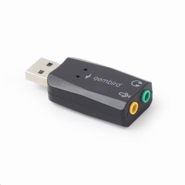 GEMBIRD Adaptér USB zvuková karta,  Virtus Plus4