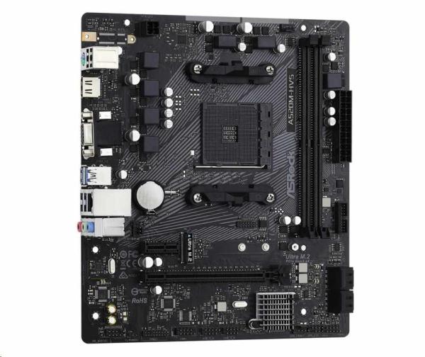ASRock MB Sc AM4 A520M-HVS,  AMD A520M,  2xDDR4,  HDMI3