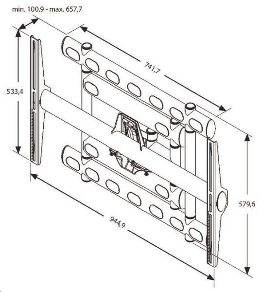 Vogel"s PFW 6852 - Rameno na displeje do 136 kg2