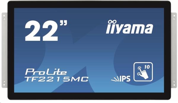 iiyama ProLite TF2215MC-B2,  54.6 cm (21.5""),  kapacitná projekcia,  10 TP,  Full HD,  čierna