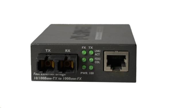 Planet FT-802S15 Konvertor,  10/ 100Base-TX - 100Base-FX,  SC,  singlemode1