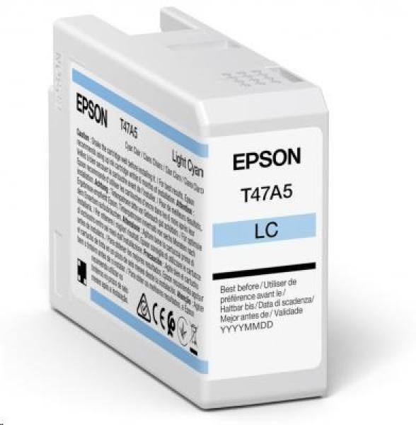 Atrament EPSON Singlepack Light Cyan T47A5 UltraChrome Pro 10 50 ml