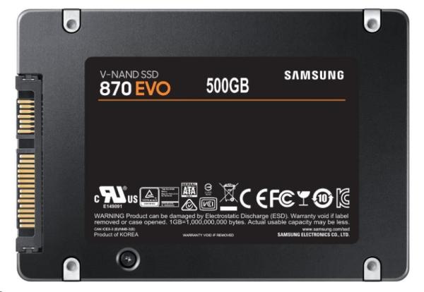 2, 5" SSD disk Samsung 870 EVO SATA III-500 GB1