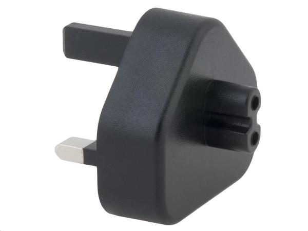 AVACOM Zásuvkový konektor Typ G (UK) pro USB-C nabíječky,  černá