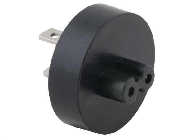 AVACOM Zásuvkový konektor Typ A (US) pro USB-C nabíječky,  černá