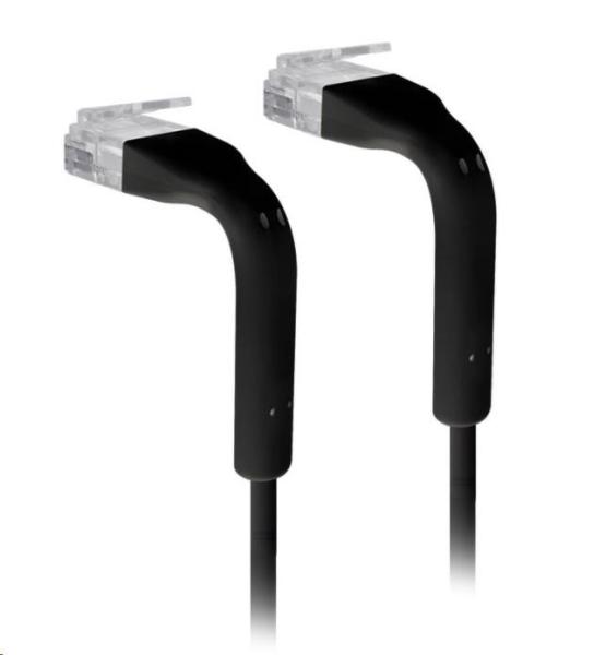 Ubiquiti U-Cable-Patch-RJ45-BK-50, Ethernet Patch Kábel, 0, 1m (0, 22m s konektormi), Cat6, čierny (50ks)