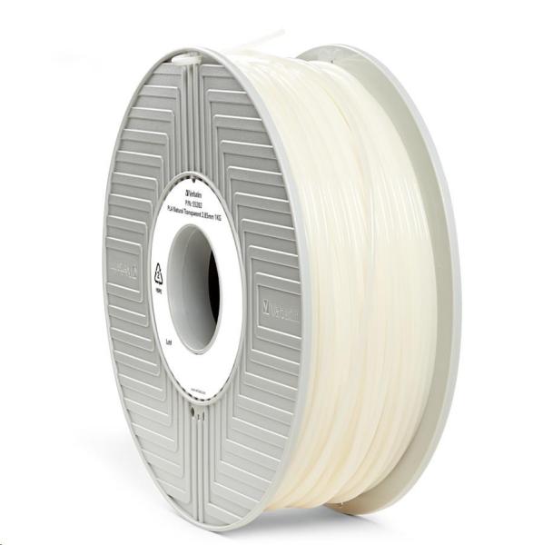 VERBATIM Filament pre 3D tlačiarne PLA 2.85mm,  126m,  1kg prírodná priehľadná (stará PN 55282)1