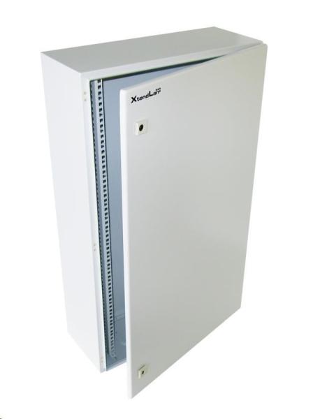 XtendLan 19" venkovní vodotěsný rozvaděč 22U 600x450,  krytí IP55,  nosnost 65kg,  šedý1