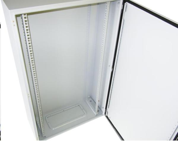 XtendLan 19" venkovní vodotěsný rozvaděč 22U 600x450,  krytí IP55,  nosnost 65kg,  šedý2