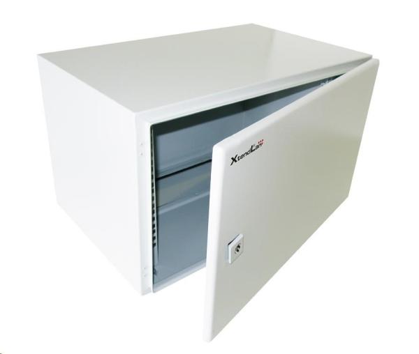 XtendLan 19" venkovní vodotěsný rozvaděč 6U 600x400,  krytí IP55,  nosnost 65kg,  šedý1