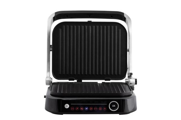 Orava Grillchef 2 elektrický kontaktní gril,  2100 W,  6 programů,  regulace teploty,  rozmrazování5