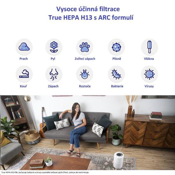 Levoit Core300S SMART - Inteligentní čistička vzduchu10
