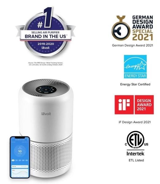 Levoit Core300S SMART - Inteligentní čistička vzduchu6