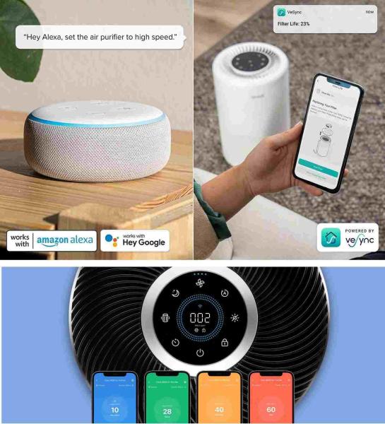 Levoit Core300S SMART - Inteligentní čistička vzduchu8