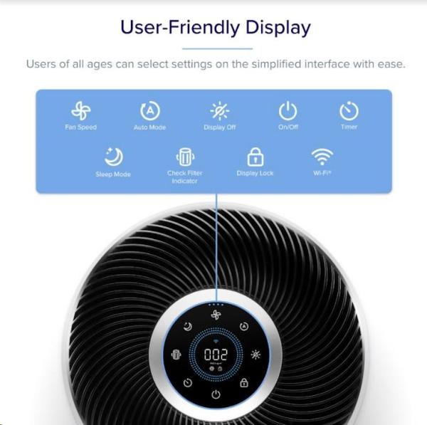 Levoit Core400S SMART - Inteligentní čistička vzduchu10