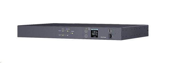 CyberPower Rack ATS Metered,  1U,  16A,  (8)C13 (2)C19,  IEC-320 C20 (2)