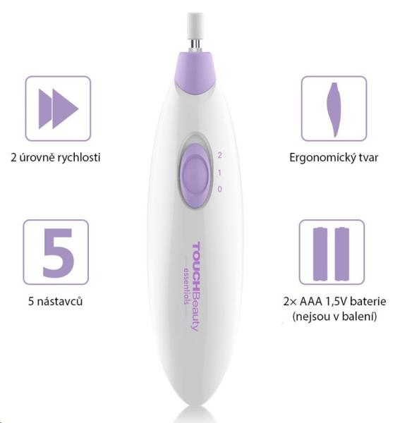 TOUCHBeauty 1039 Bruska na manikúru a pedikúru 5v12