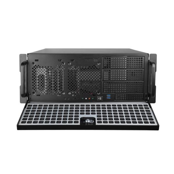 CHIEFTEC skříň Rackmount 4U ATX/ mATX,  UNC-409S-B-OP,  bez zdroje,  černá4