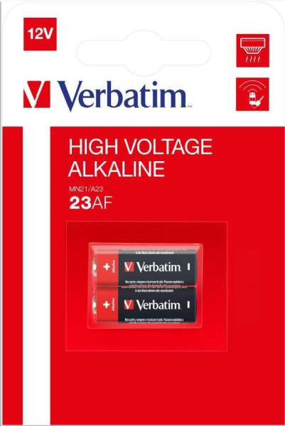 VERBATIM Alkalické baterie 23AF (MN21/  A23/  23AE ) 12V 2 Pk1