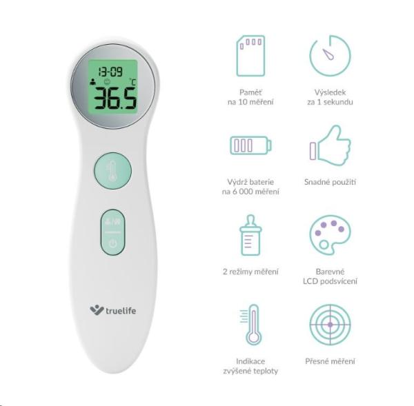 TrueLife Care Q6 - bezdotykový zdravotní teploměr1