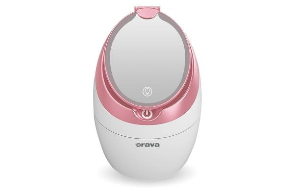Orava FI-300 obličejová sauna,  280 W,  uvolňuje nosní a čelové dutiny,  uvolňuje svaly a zmírňuje bolest,  bílá /  růžová