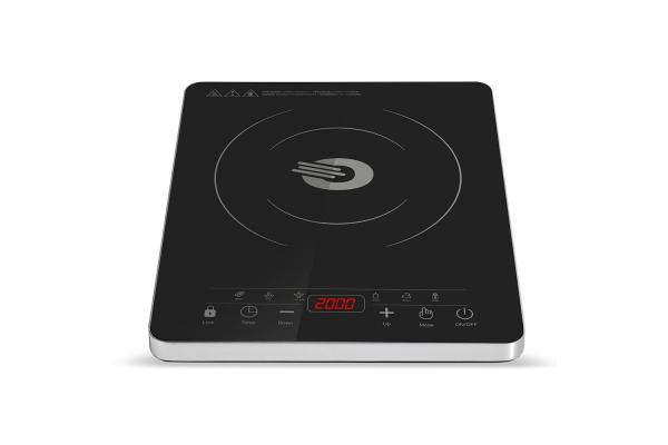 Orava VP-22i indukční varná deska,  2000 W,  9 volitelných stupňů,  LED displej,  50 dB,  časovač,  digitální ovládání,  černá1